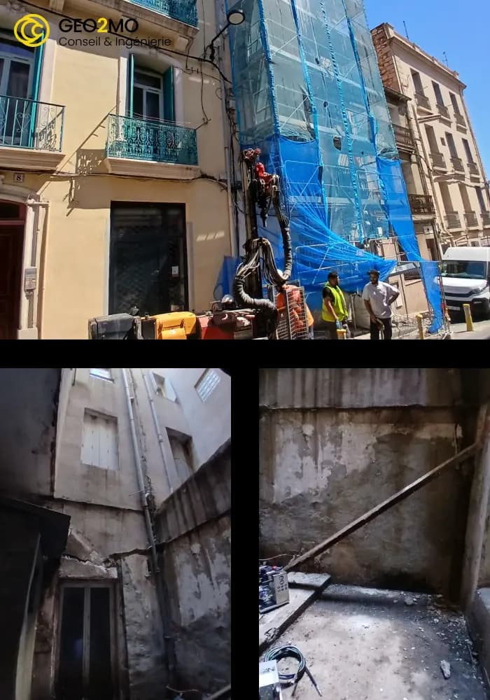 Expertise G2 et G5 à Sète : Réhabilitation d'un bâtiment R+4
